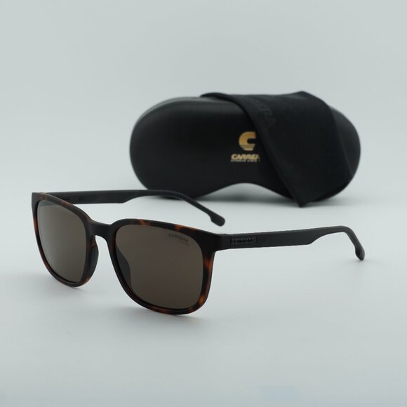 CARRERA 8046/S 0N9P 70 Square Sunglasses - Matte Havana/Brown